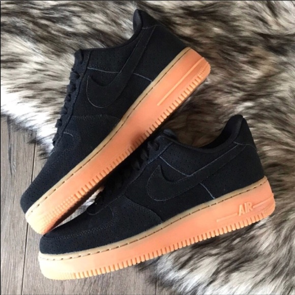 NWT Nike Air Force 1 suede black - Picture 7 of 8